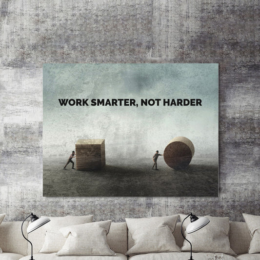 Tablou Motivational - Work Smarter