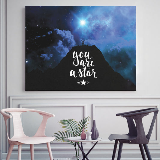 Tablou Motivational - You Are A Star