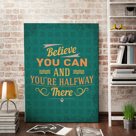 Tablou Motivational - You Are Halfway There