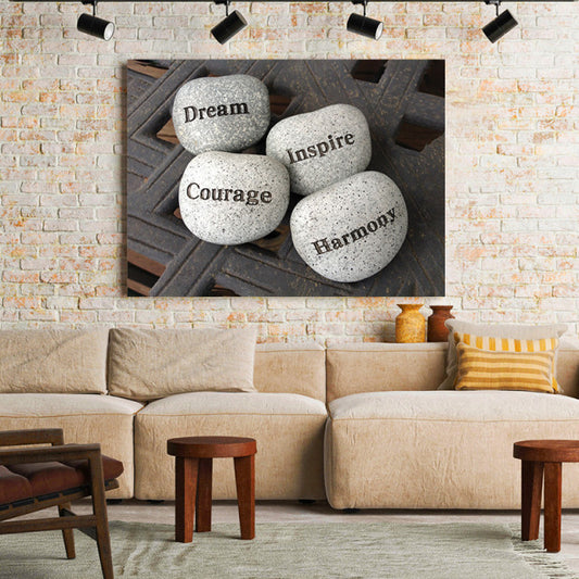 Tablou Motivational - Zen Stones