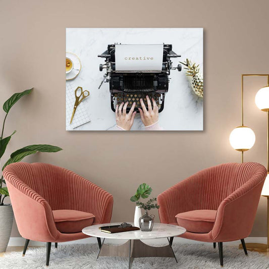 Tablou Office - Creative Typing
