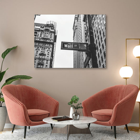 Tablou Office - Wall Street Sign