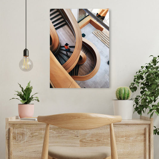 Tablou Office - Wooden Stairways